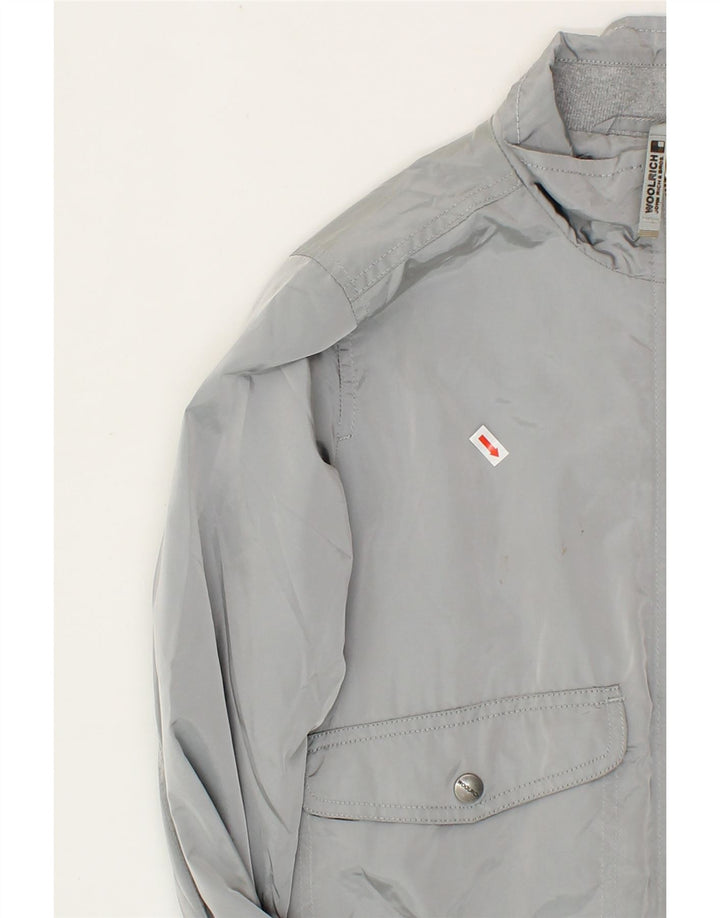 WOOLRICH Boys Bomber Jacket 9-10 Years Grey Polyester Vintage Woolrich and Second-Hand Woolrich from Messina Hembry 