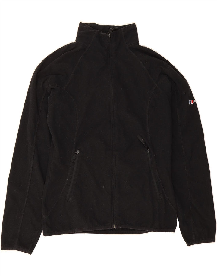 BERGHAUS Womens Tracksuit Top Jacket UK 10 Small  Black Polyester Vintage Berghaus and Second-Hand Berghaus from Messina Hembry 