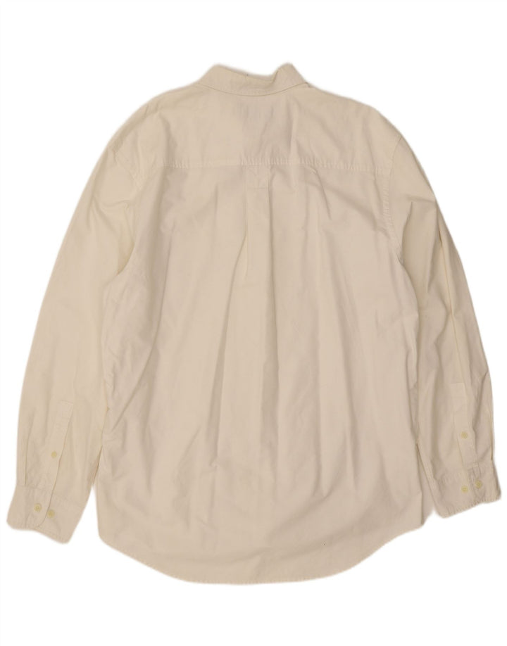 Timberland Mens Shirt Large White Cotton