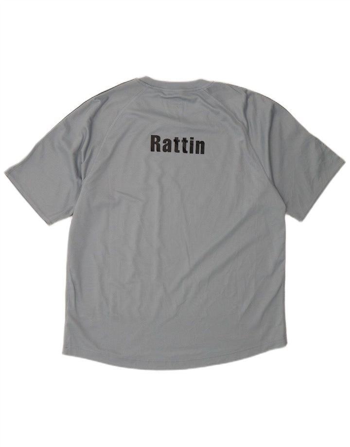 Adidas Mens Climalite Graphic T-Shirt Top Large Grey Polyester