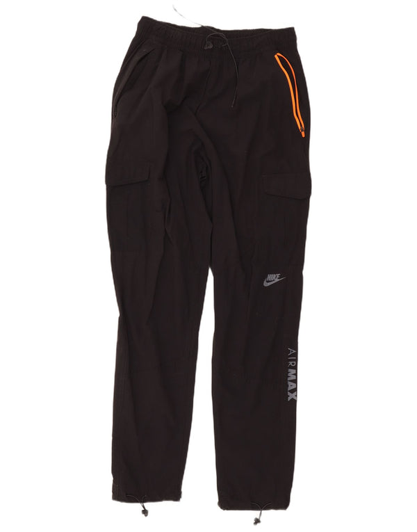 Nike Pantalon de survêtement cargo graphique pour hommes, grand, en nylon noir
