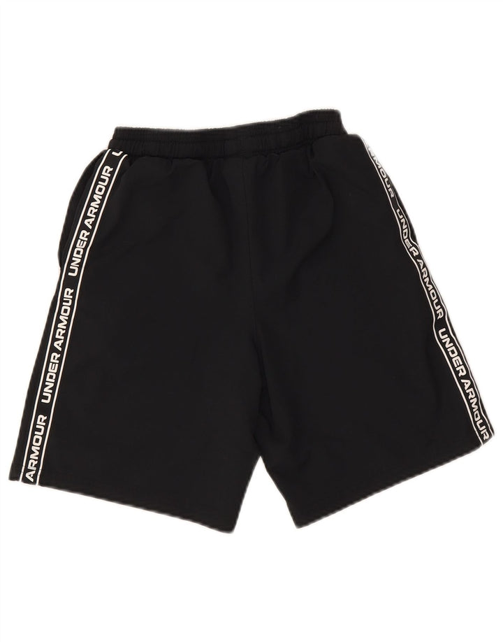 Under Armour Boys Sport Shorts 9-10 Years Medium Black Polyester