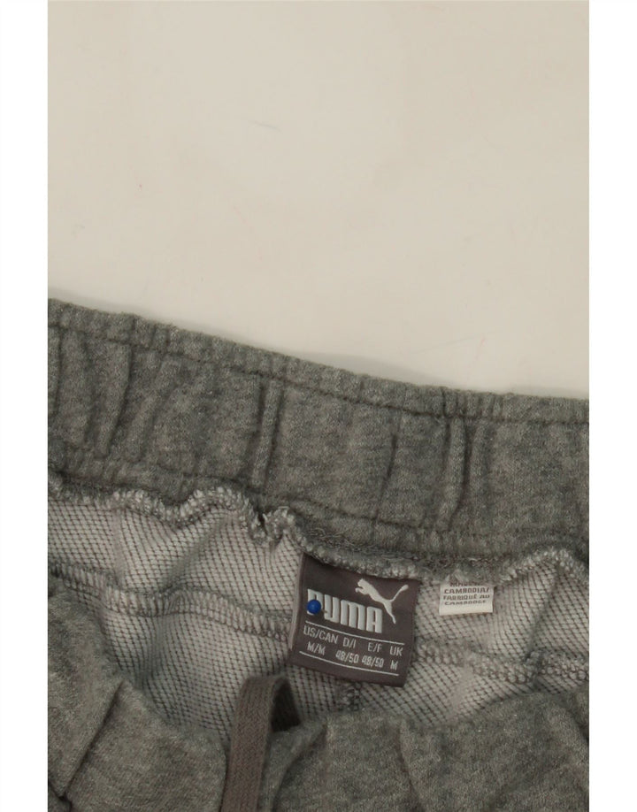 PUMA Mens Graphic Tracksuit Trousers Medium  Grey Cotton Vintage Puma and Second-Hand Puma from Messina Hembry 