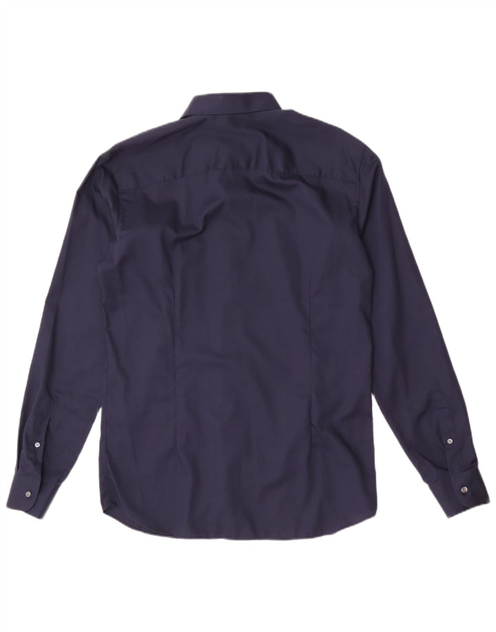 Jack & Jones Chemise Regular Fit Homme Bleu Marine Moyen Coton