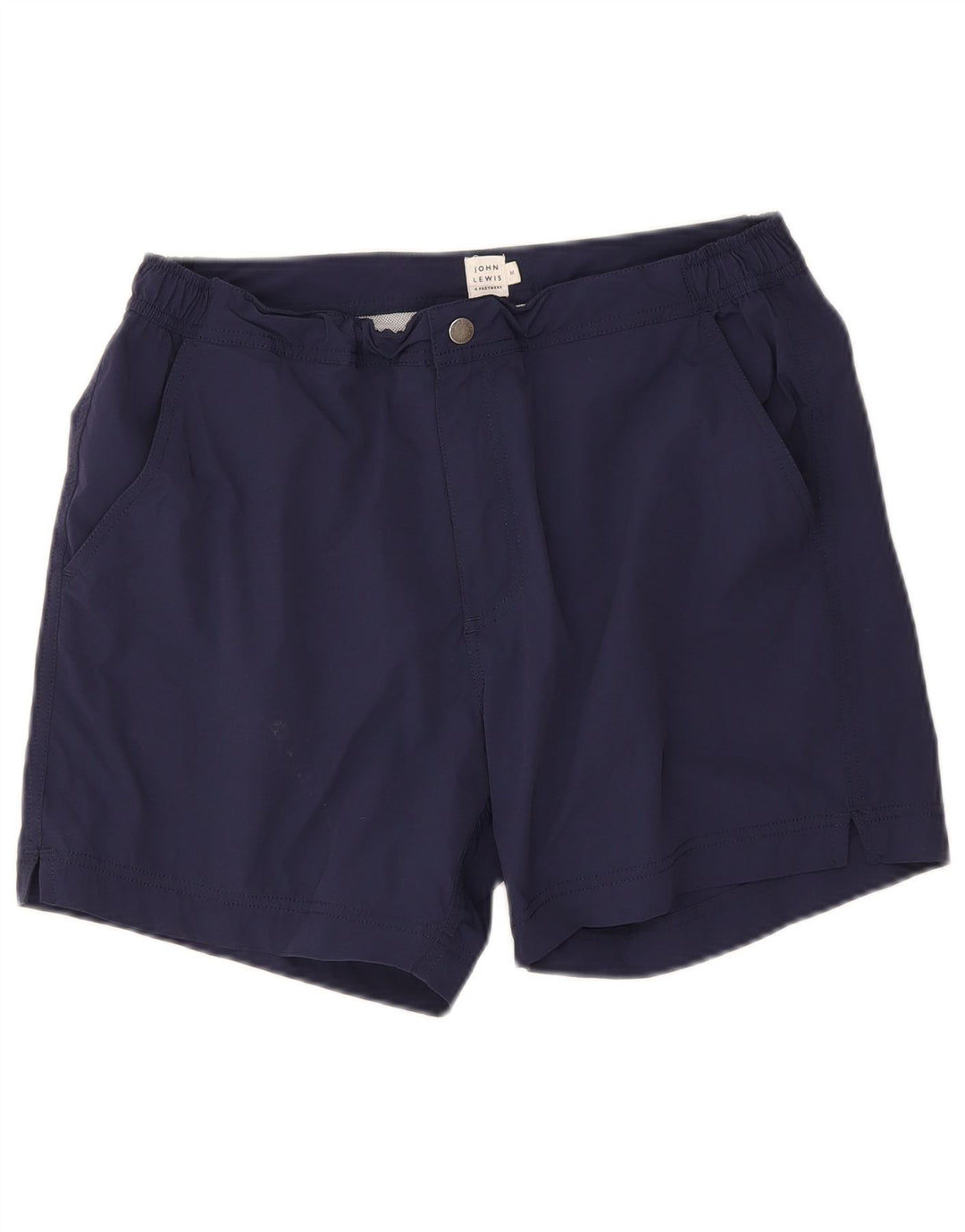 Pantaloncini da bagno da uomo John Lewis medi in nylon blu navy