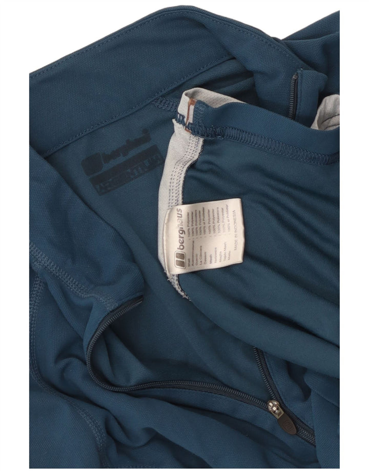 Berghaus Haut de survêtement pour femme UK 14 Large Bleu Colorblock