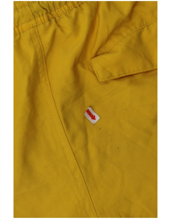 ADIDAS Mens Graphic Swimming Shorts Medium  Yellow Polyester