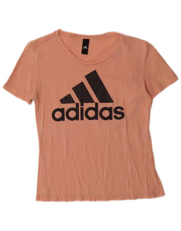 Camiseta Adidas Feminina Graphic Top UK 10 Pequena Rosa