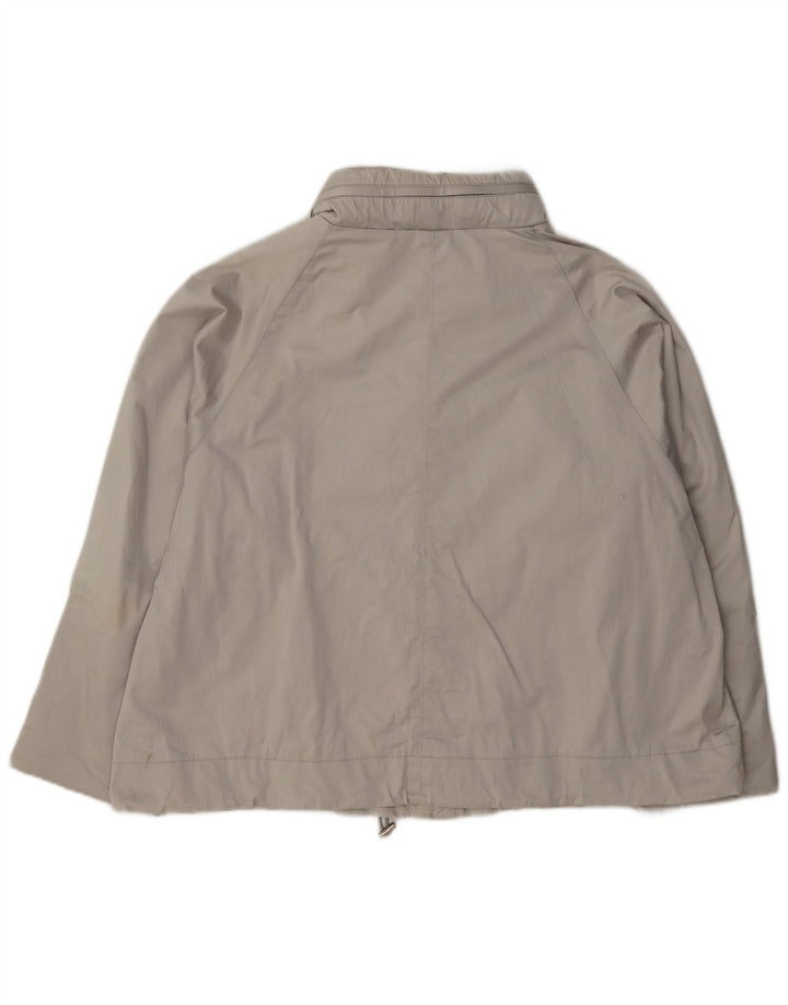 Marks & Spencer Womens Autograph Windbreaker Jacket UK 16 Large Silver