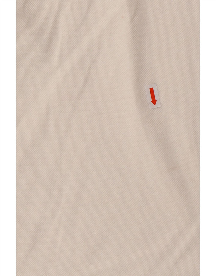 CHAMPION Mens Polo Shirt Medium White