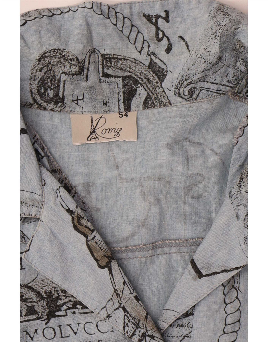 Romy Grafisches Etuikleid für Damen IT 54 3XL Blau