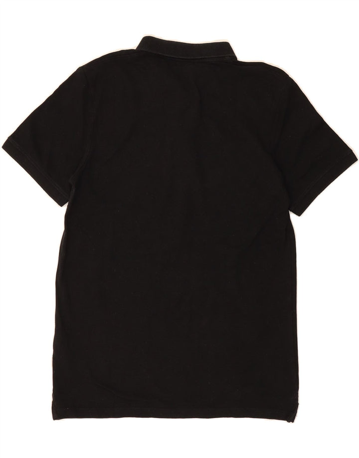 JACK & JONES Mens Polo Shirt Medium Black Cotton Vintage Jack & Jones and Second-Hand Jack & Jones from Messina Hembry 