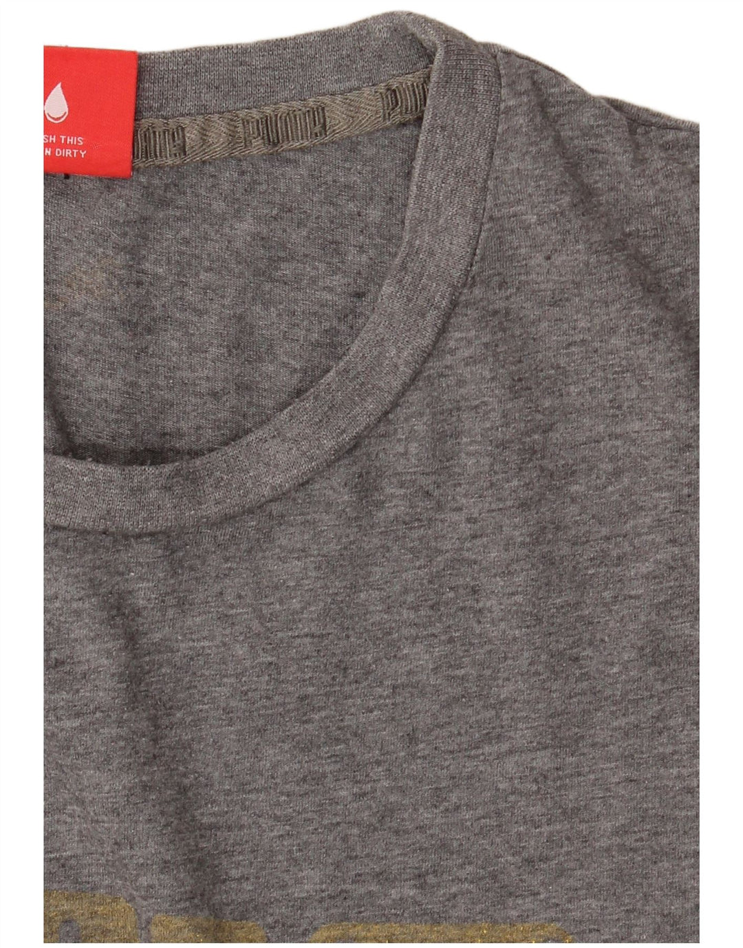 Puma Mens Graphic T-Shirt Top XL Grey