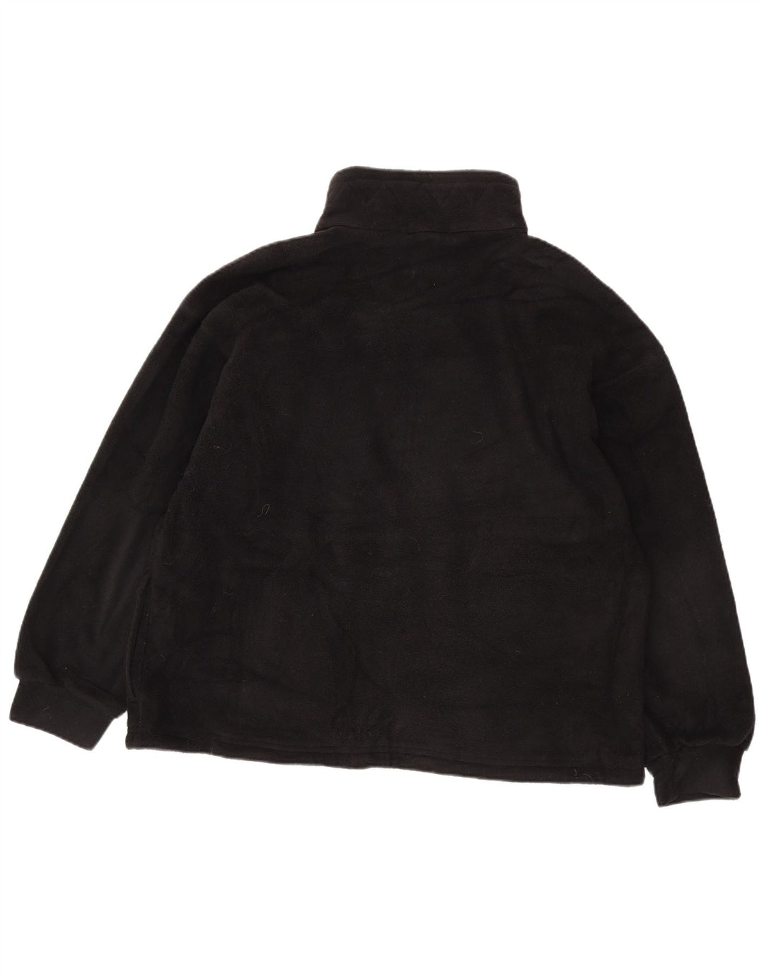 Jachetă fleece supradimensionată pentru femei Marks & Spencer UK 16 Poliester negru mare