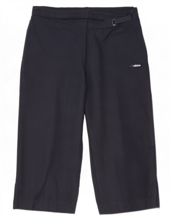 Bermude Adidas pentru femei UK 12 Medium W30 Bumbac bleumarin