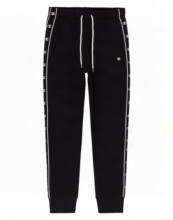 Champion Pantalon De Survêtement Graphique Joggers Homme Noir Moyen Coton