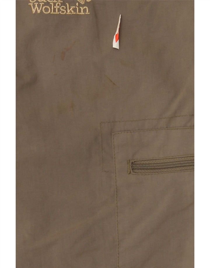 Shorts cargo masculino Jack Wolfskin W36 grande poliamida cáqui