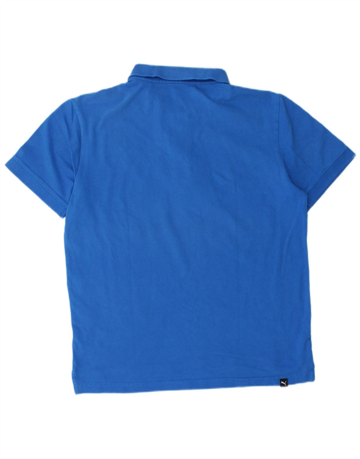 Puma Mens Polo Shirt Medium Blue