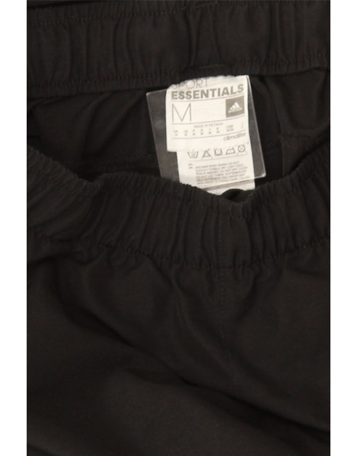 Adidas Mens Climalite Tracksuit Trousers Medium  Black Polyester