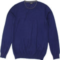 GAUDI Mens Sweatshirt Jumper Large Navy Blue Viscose | Vintage Gaudi | Thrift | Second-Hand Gaudi | Used Clothing | Messina Hembry 
