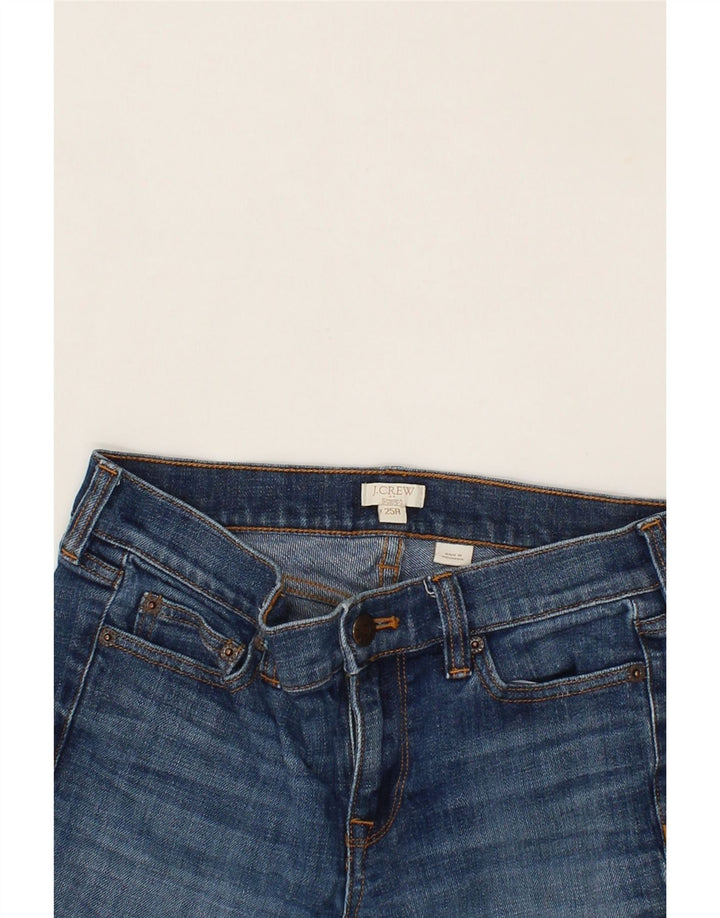 J. CREW Womens Stretch Straight Jeans W25 L23 Blue Cotton Vintage J. Crew and Second-Hand J. Crew from Messina Hembry 