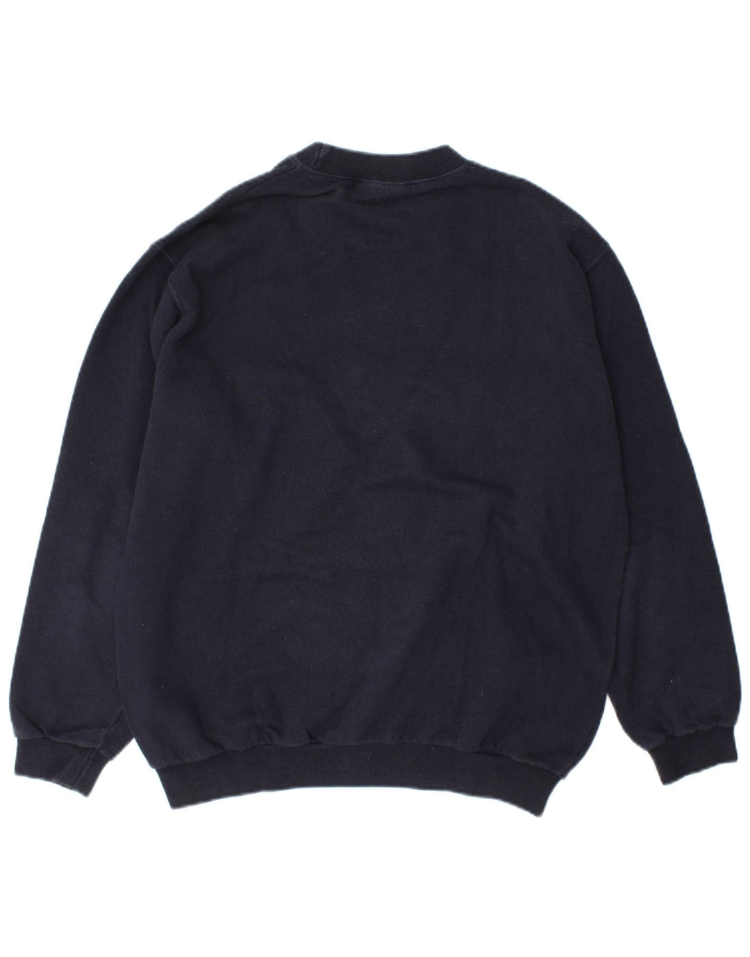Wrangler Mens Graphic Sweatshirt Jumper Medium Navy Blue Cotton