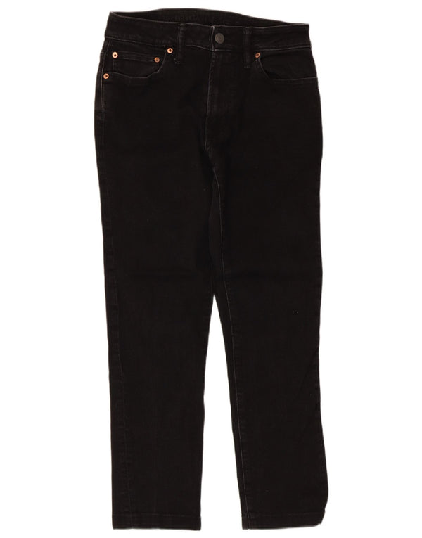 Jeans corti da donna American Eagle W30 L26 cotone nero
