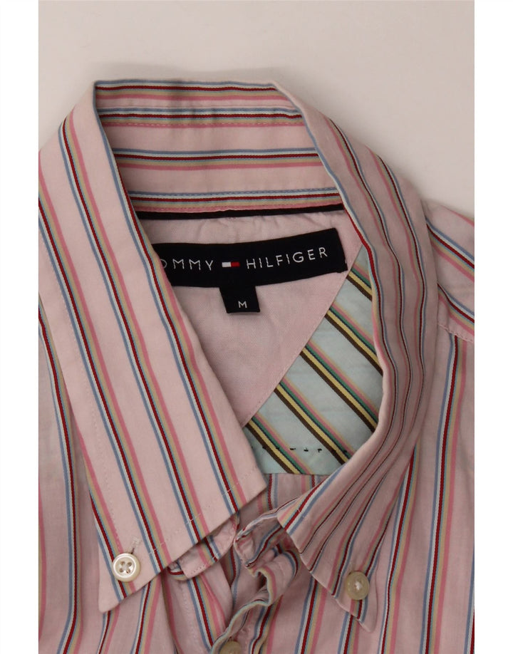 Tommy Hilfiger Chemise Homme Rayé Rose Moyen