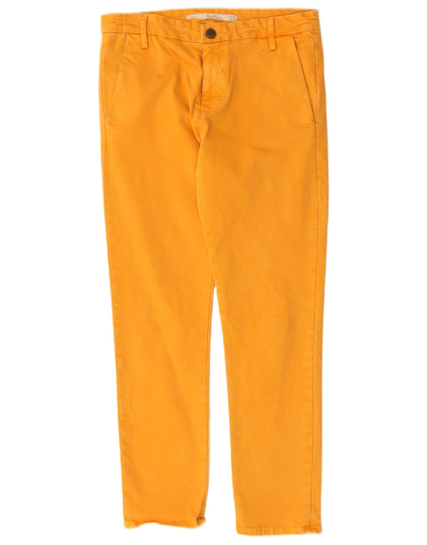 Spodnie damskie Zara Slim Chino EU 36 XS W26 Żółte