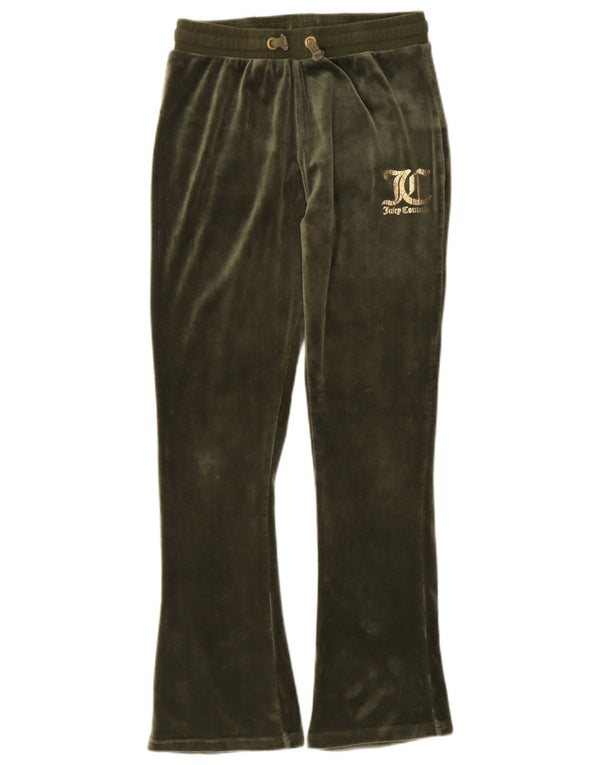 Pantaloni da tuta in velluto per ragazze Juicy Couture 12-13 anni Poliestere kaki