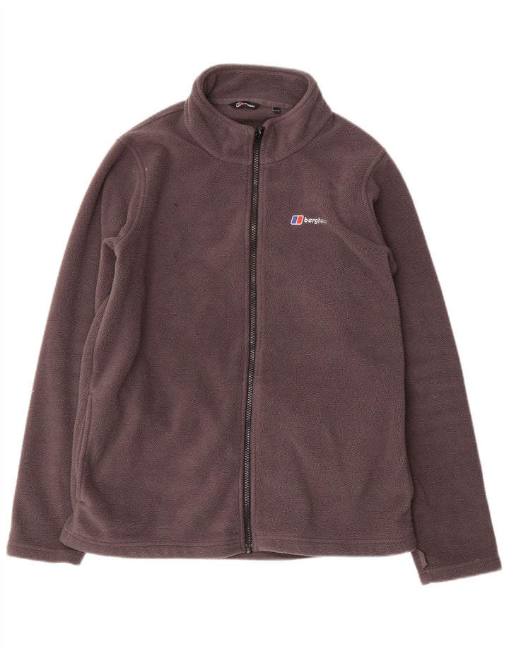 Jachetă fleece pentru băieți Berghaus 14-15 ani poliester gri