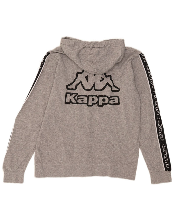 Kappa Pull à capuche zippé Tezenis pour femme UK 14 Gris moyen Colourblock