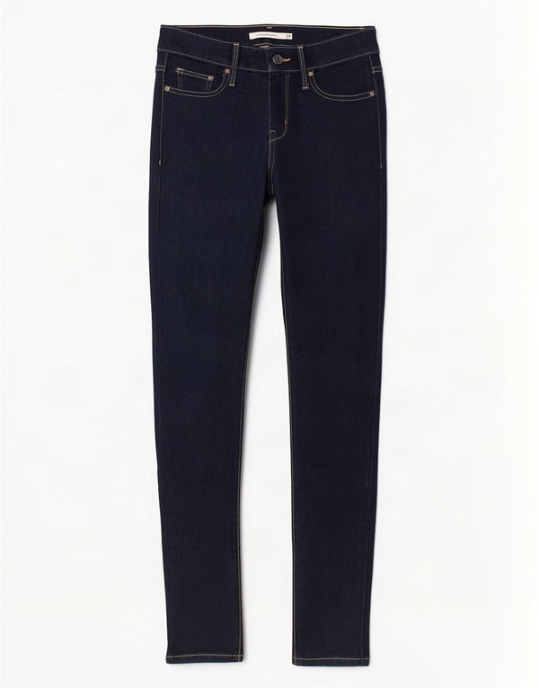 Levi's Slim Fit-Jeans für Damen, W25, L32, Marineblau, Baumwolle