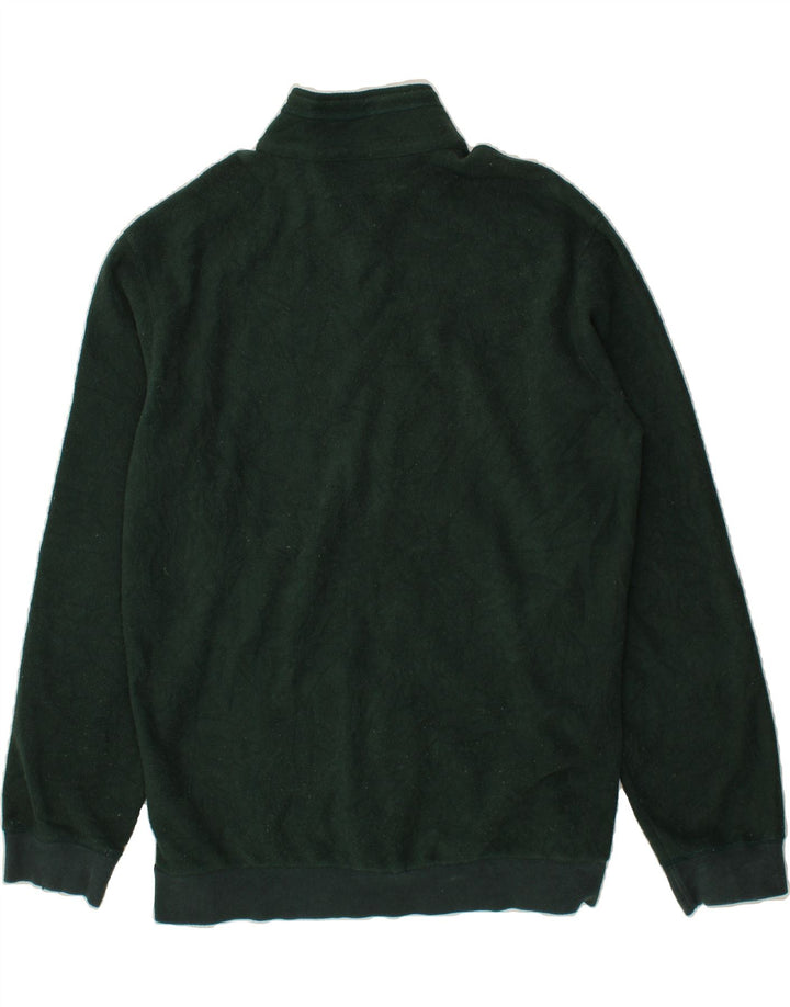 CHAMPION Mens Fleece Jacket UK 46 3XL Green Polyester