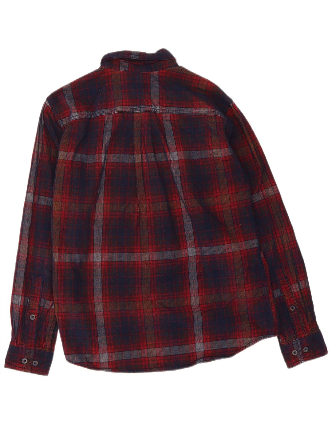 COLUMBIA Mens Flannel Shirt Small Red Check Cotton