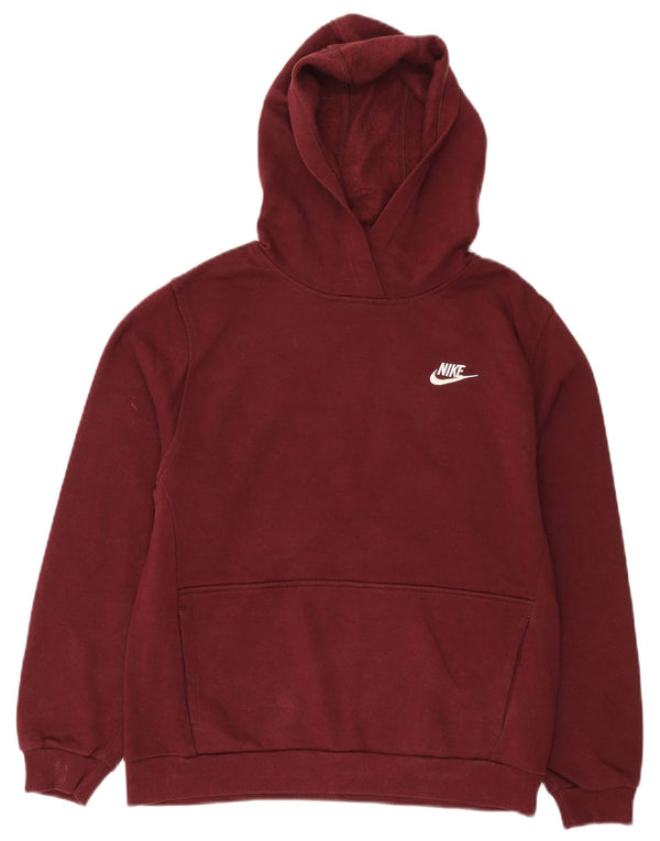 Felpa con cappuccio Nike da bambino 13-14 anni XL in cotone bordeaux