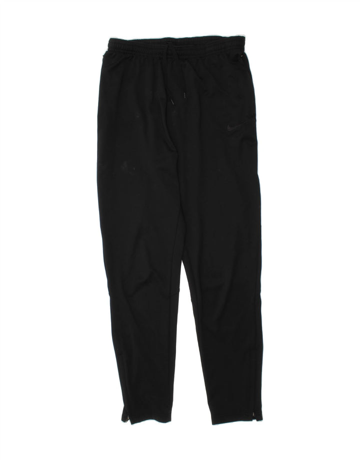 NIKE Boys Tracksuit Trousers 13-14 Years XL Black Polyester Vintage Nike and Second-Hand Nike from Messina Hembry 