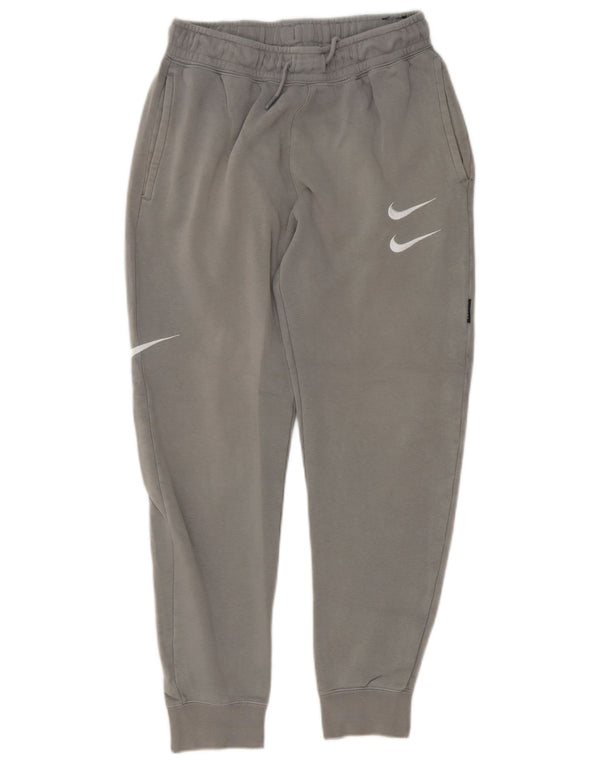 Nike Pantalon de survêtement graphique pour homme Taille S en coton gris