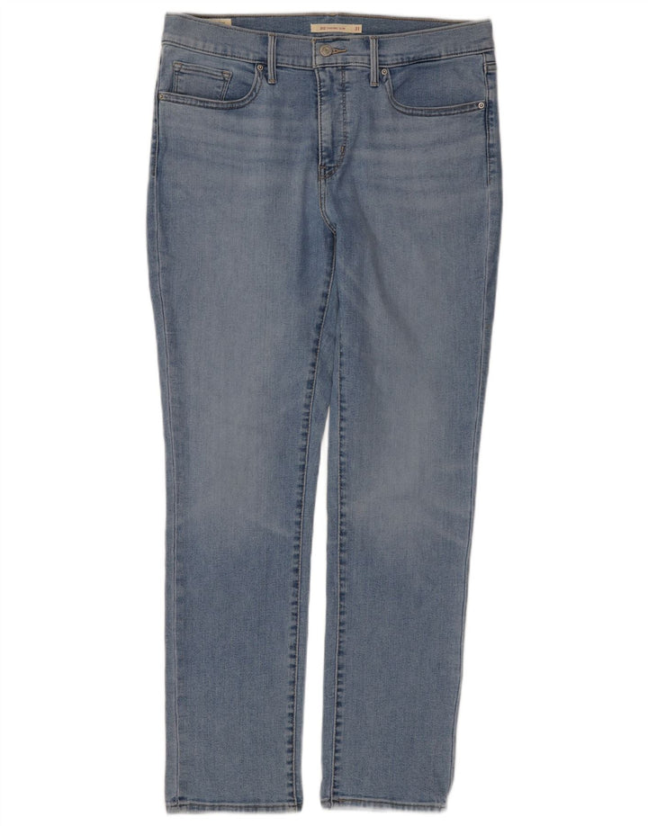LEVI'S Womens 312 Shaping Slim Jeans W31 L30 Blue Cotton