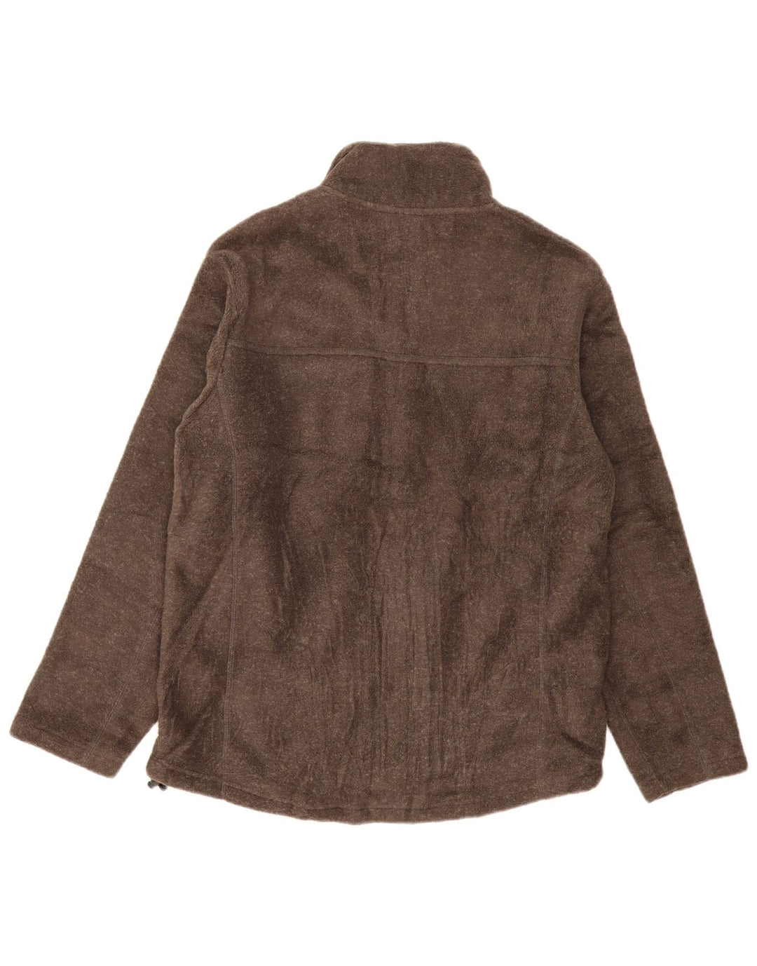 RODEO Mens Fleece Jacket UK 36 Small Brown Polyester