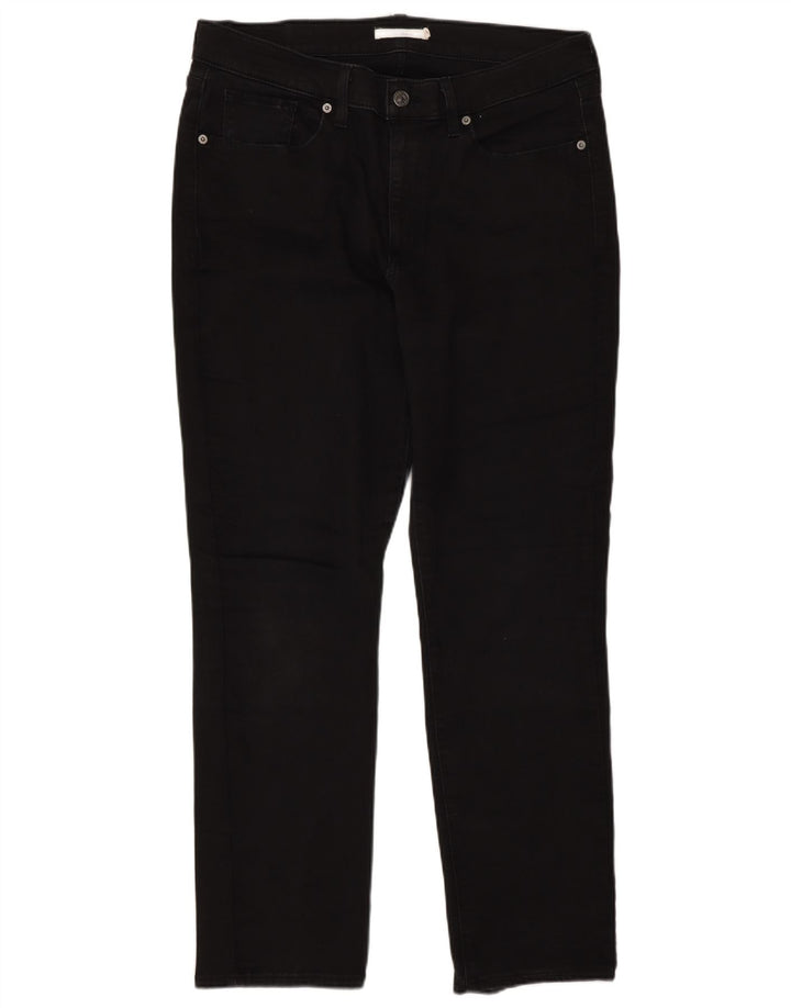 Levi's Womens Classic Straight Jeans W32 L30 Black Cotton