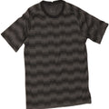 Nike Herren Dri Fit T-Shirt Top Mittelschwarzes geometrisches Polyester