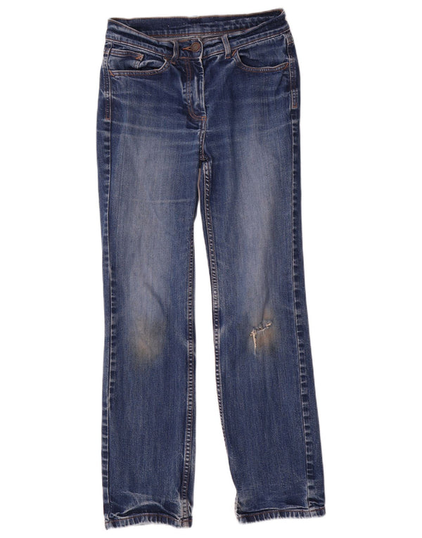Marks & Spencer Lige jeans til kvinder UK 8 Small W26 L29 Blue Cotton
