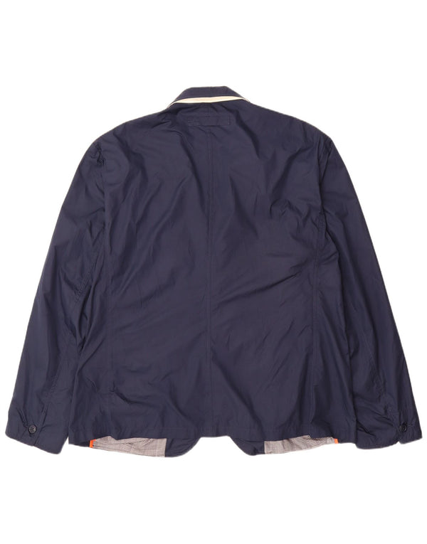 Gant Veste Blazer 2 Boutons Homme UK 46 3XL Bleu Marine Polyester