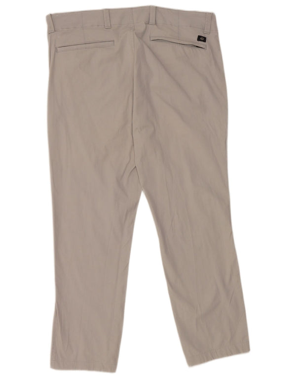Dockers Damen Skinny Chino-Hose W36 L27 Graue Baumwolle