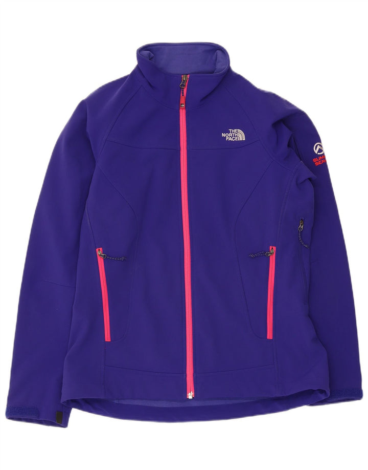 Jaqueta corta-vento feminina The North Face UK 14 poliéster azul marinho médio