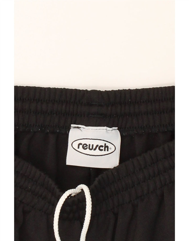 REUSCH Mens Sport Shorts XL  Black Polyester Vintage Reusch and Second-Hand Reusch from Messina Hembry 