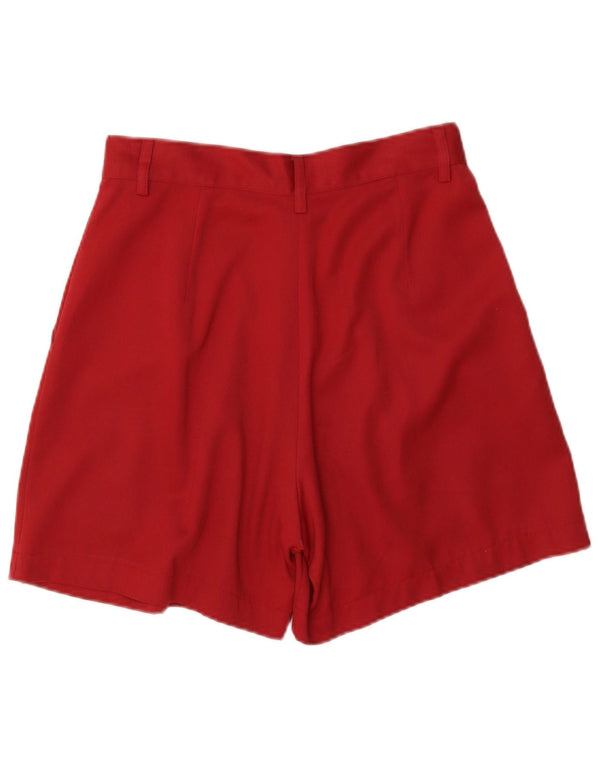 Benetton Womens Pegged Chino Shorts IT 44 Medium W28 Red Polyester