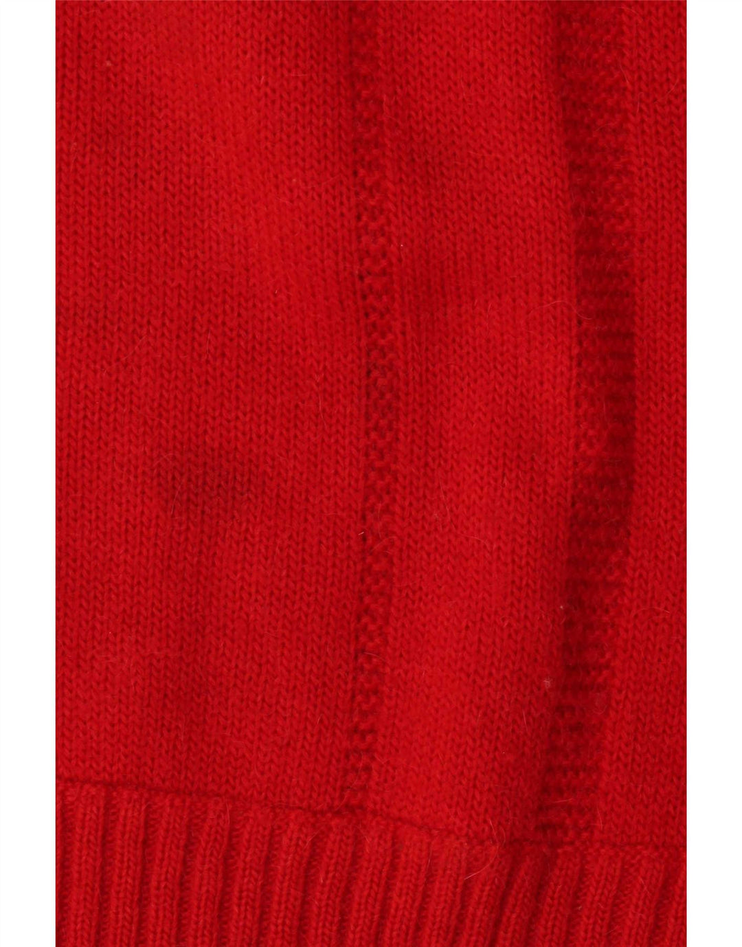 By American Mens Crew Neck Jumper Sweater Medium Red Fair Isle
