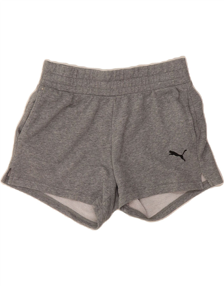 PUMA Womens Sport Shorts UK 14 Medium Grey Vintage Puma and Second-Hand Puma from Messina Hembry 